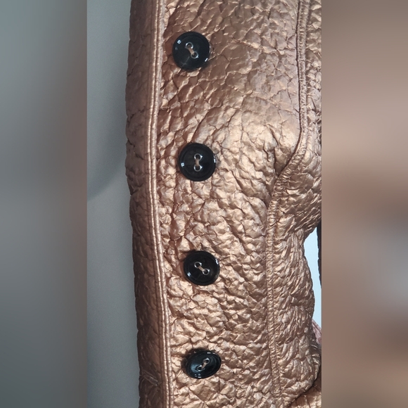 BURBERRY jacket -size 42- Metalic Cooper color -made in Italy - Picture 13 of 17